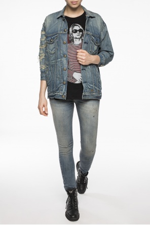 Distressed denim jacket, zdjęcie 2 Distressed denim jacket od R13